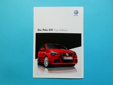 Prospekt / Katalog / Broschüre - VW Polo GTI - Cup Edition - 10/08
