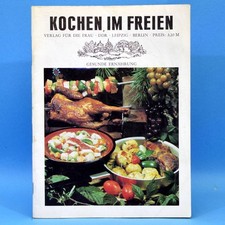 Kochen im Freien | Gesunde Ernährung | Verlag für die Frau DDR um 1980