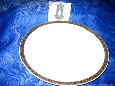 Kuchenteller mit Gold - Rand