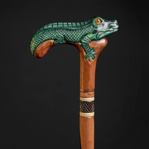 Alligator krokodil holz - krokodil,