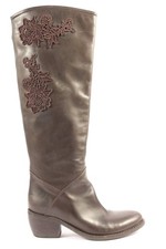 VIA ROMA 15 Schaftstiefel Damen Stiefel Gr. DE 38 braun Casual-Look