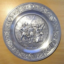 Zinnteller Wandteller Albrecht
