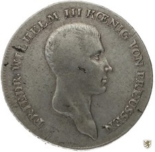 PREUSSEN, Taler, 1814 A, Friedrich Wilhelm III., AKS 11, schön/sehr schön