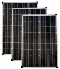 3x100 Watt Mono 1000mm 18V Solarpanele Solarmodule für 12V 24V Solaranlage PV 0%