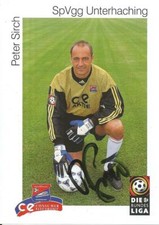 Peter Sirch - SpVgg Unterhaching - Saison 1999/2000 - Autogrammkarte  