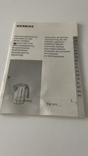 Siemens Design F.A. Porsche Wasserkocher TW 911 .. Gebrauchsanweisung