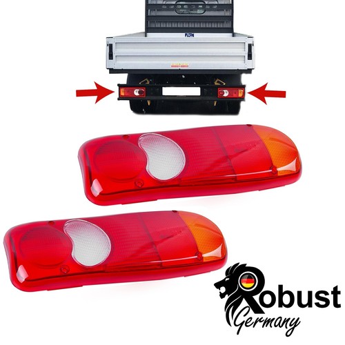 Lichtscheibe glas - 2x,