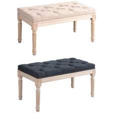 HOMCOM Polsterbank, Vintage