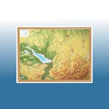 Allgäu Bodensee, Reliefkarte
