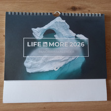 Life ist More-2026,Panoramakalender