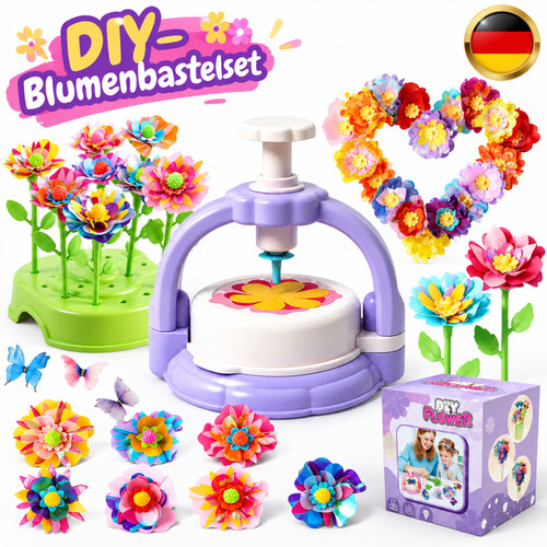 Blumen bastelset knete kinder - blumen,