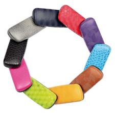 Brillenetui "JOY DESIGN-MIX" mit Oberflächenstrukturdesign + Microfasertuch  NEU