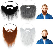 4 Stück Künstlicher Bart