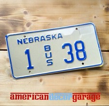 USA Nummernschild * US Kennzeichen * license plate *Nebraska Bus * 