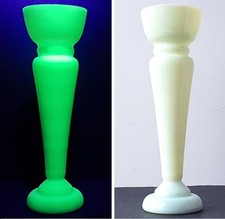 Glas Vase Opalinglas Uranglas