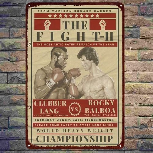 Blechschild the fight rocky - blechschild,