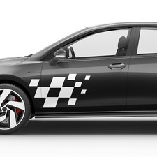 Rennflaggen Aufkleber Auto