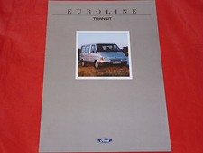 FORD Transit Bus "Euroline" Sondermodell Prospekt Brochure Depliant Folleto 1991