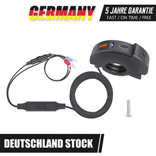 USB C Steckdose 12V Motorrad Ladegerät 45W QC3.0 USB-A und PD Type-C Wasserdicht