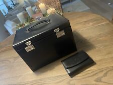 Windrose Merino Schmuckkoffer schwarz