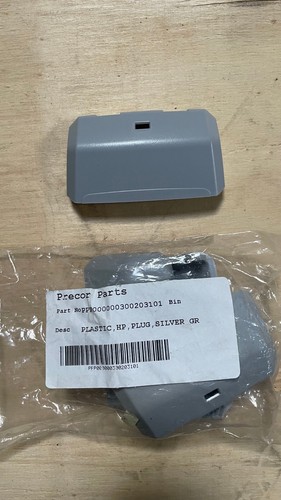 Precor plastic plug silver - precor, plastic,hp,plug,silver