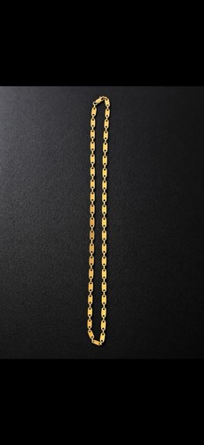 Plattenkette 585 gelbgold 3 - plattenkette,