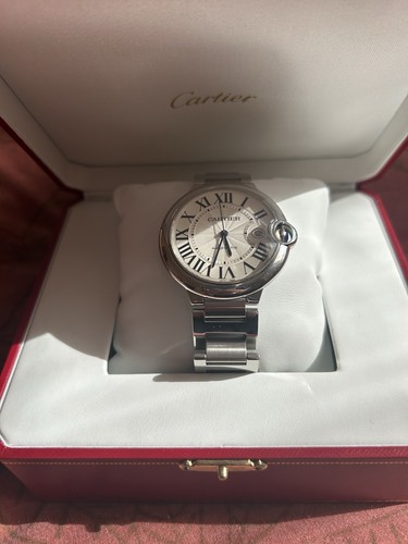Cartier ballon blue stahl 42mm - blue,