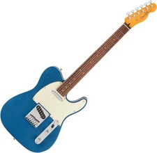 Fender American Ultra Luxe Vintage '60s Telecaster Lake Placid Blue Koffer