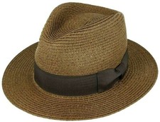 Herren Stroh Fedora Hut Sonne