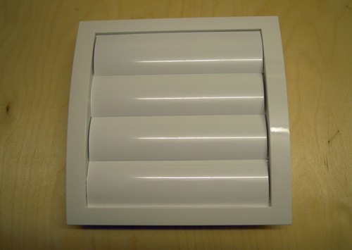 125er lüftungsklappe weiss - 125er,