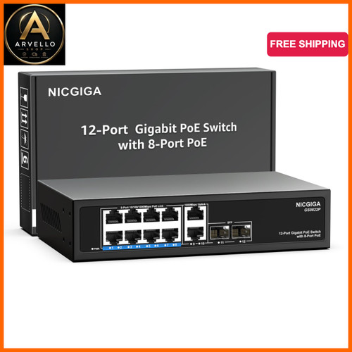 Port gigabit poe switch - gigabit,