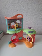 Littlest Pet Shop Lps Set Haus Display & Play #497 #923 Vogel Schmetterling 