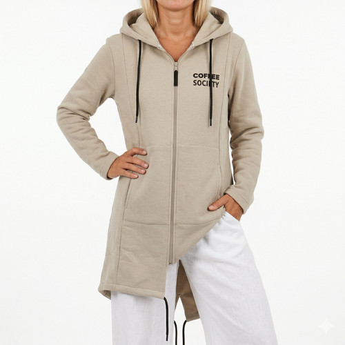 Zwillingsherz hoodiemantel - zwillingsherz,