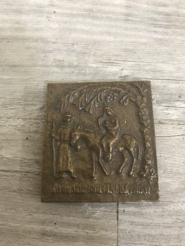 Josef und maria auf metall - josef,