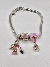 3fach Charm Anhänger Parfum + filigrane Accessoires m. Armband 16+5 cm 🎀