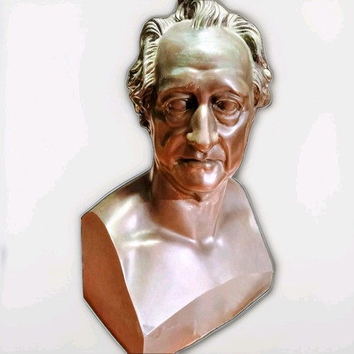 Bronze büste goethe - bronze,