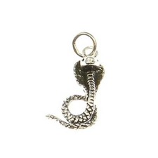 Cobra Snake Pendant 925 Silver