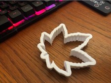 Keks-Ausstecher Hanfblatt Form