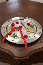 AMC Edelstahl Tablett Rund