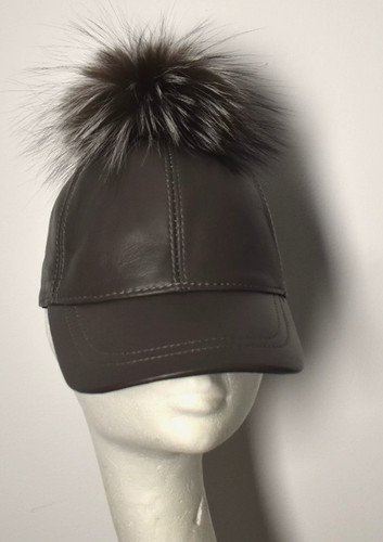 Coole leder cap basecap - leder,