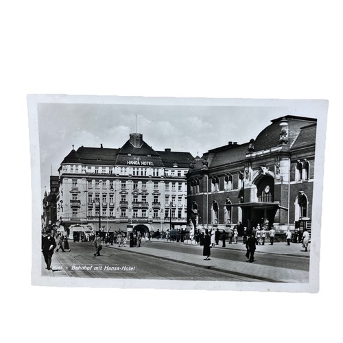 Postkarte kiel bahnhof - kiel,
