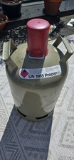 11kg Gasflasche, Grau, Leer, Schutzkappe inklu