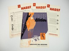 4 Prospekte De Fries HADEF