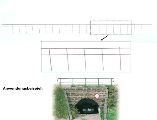 Sommerfeldt geländer 300 - sommerfeldt, h0: