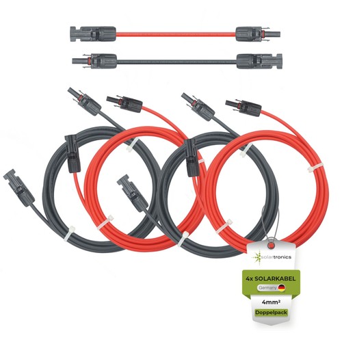 Solarkabel doppelpack - solarkabel, 4x
