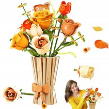 Baustein Blumenstrauß w/Vase