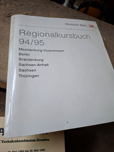 Deutsche bahn regionalkursbuch - bahn,