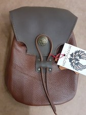 Mytholon Gürteltasche Leder Braun Larp Mittelalter Reenactment #22233
