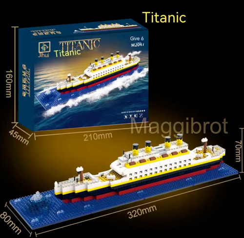 Mini rms titanic - titanic, diorama