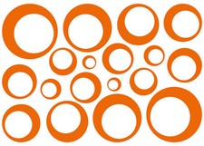 KREISE AUFKLEBER Deko Sticker